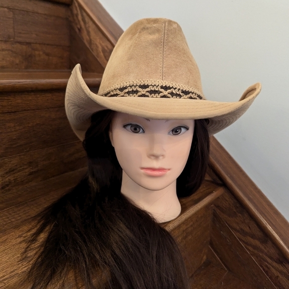 Resistol Vintage Cowboy Hat, Ranchman self conforming Size 7 1/4, suede - Picture 14 of 17